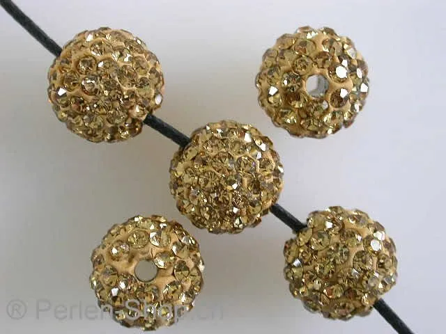 Shambala Beads, brown, 10mm, 1 pc.