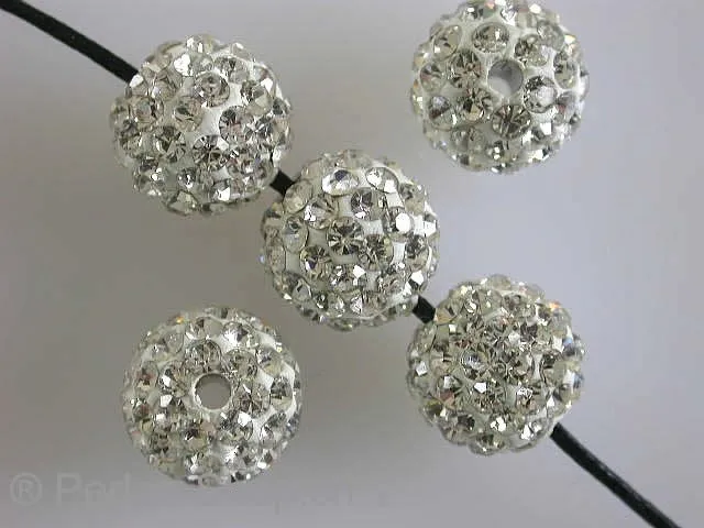 Shambala Beads, crystal, B-Qualität 10mm, 1 pc.