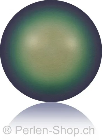 ON SALE-New Color Swarovski Crystal Pearls 5810, Farbe: Scarabaeus Green, Grösse: 8 mm, Menge: 25 Stk.