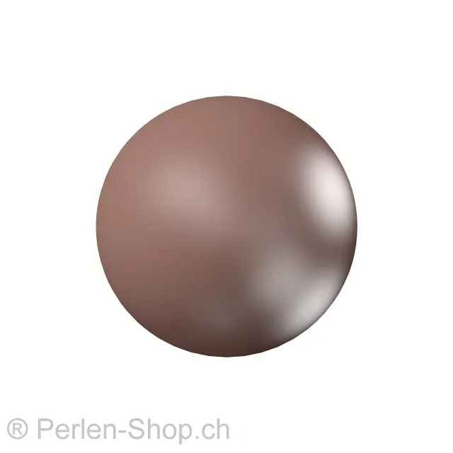 ON SALE Swarovski Crystal Pearls 5810, Farbe: Velvet Brown, Grösse: 8 mm, Menge: 25 Stk.