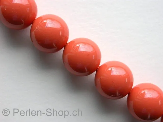 ON SALE Sw Cry Pearls 5810, coral, 8mm, 25 pc.