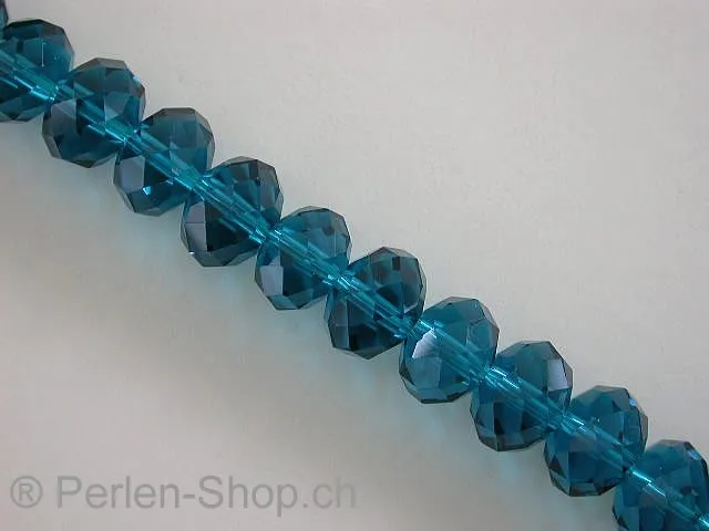 Briolette Beads, turquoise, 10x14mm, 6 pc.
