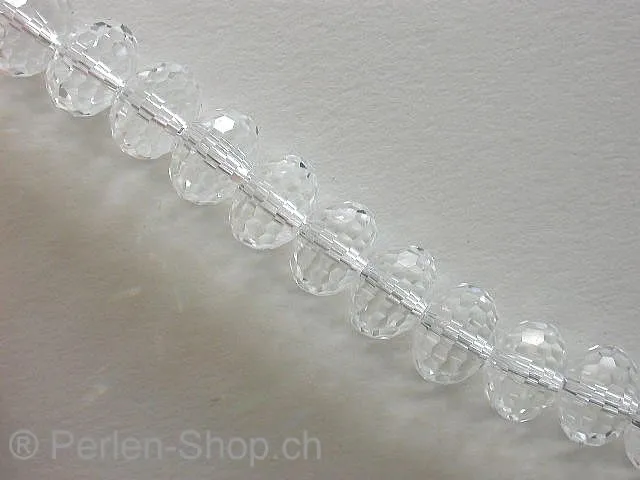 Briolette Beads, crystal, 9x12mm, 10 pc.