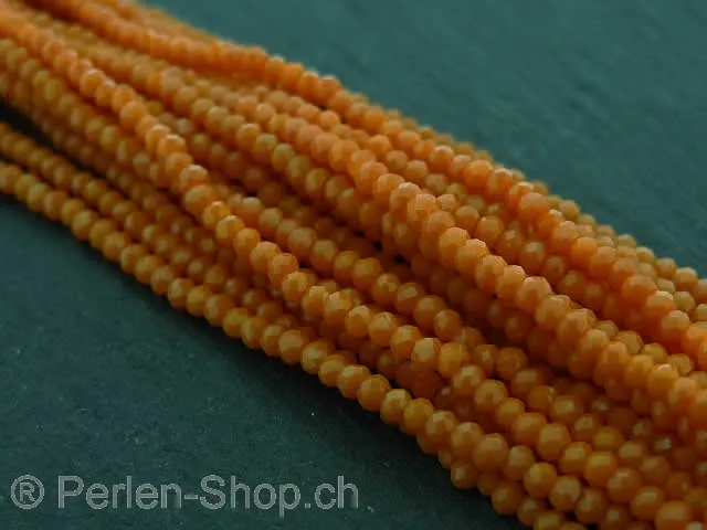 Briolette Beads, Color; red, Size: ±1.5x2mm, Qty: 50 pc.