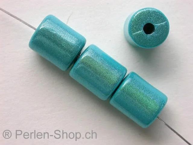 Miracle-Beads, 10x8mm, turquoise, 10 pc.