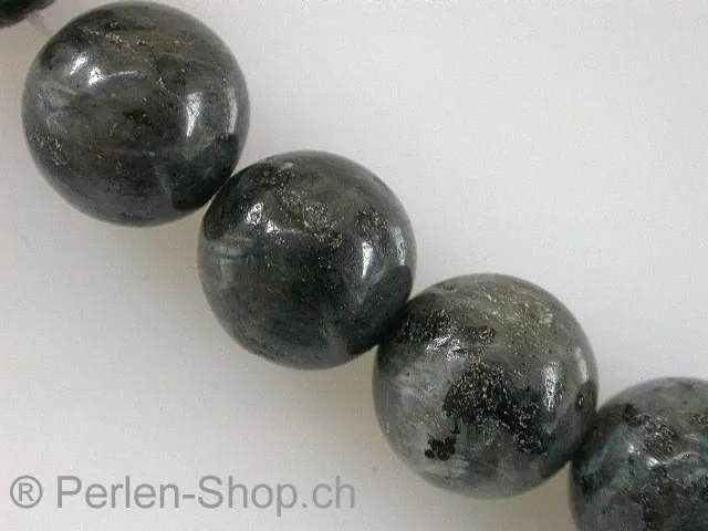 Labradorit Shiny Stone, Semi-Precious Stone, ±12mm, 5 Stk.