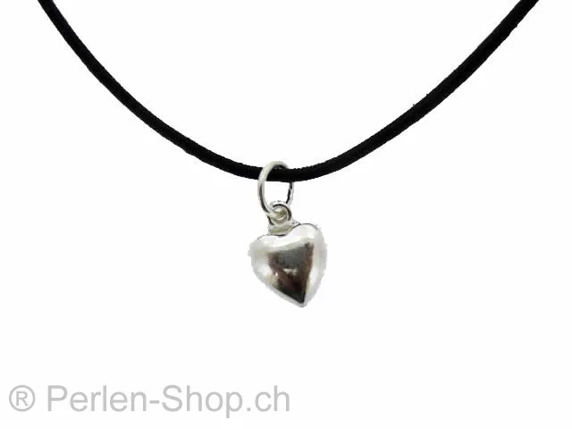 Silver Pendant Heart, Color: SILVER 925, Size: ±11x8x6mm, Qty: 1 pc.