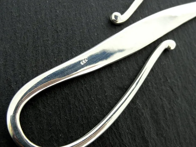 S-Hook Silver 925, Color: Silver, Size: ±103x25x3mm, Qty: 1 pc.
