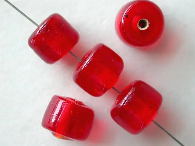Tube, red, 7mm, 20 pc.