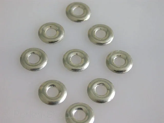 Crazy Deal Hotfix nailheads round, silver, ±8mm, 60 pc.