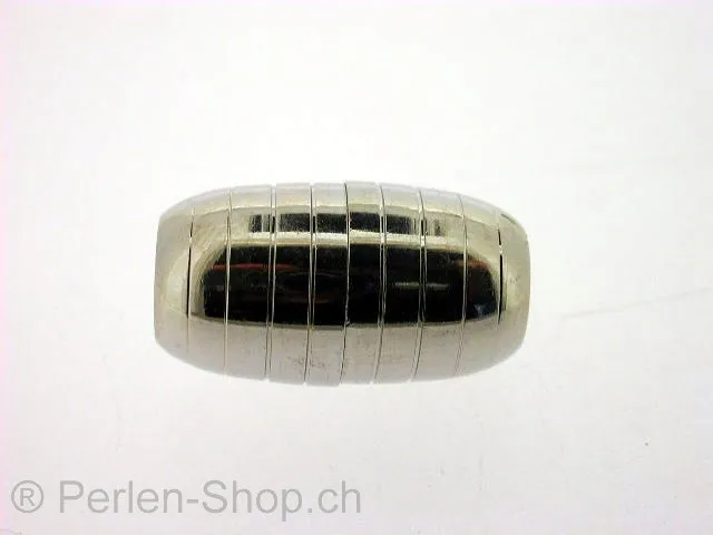 Magnetverschluss, ±18x10mm, platinumfarbig, 1 Stk.