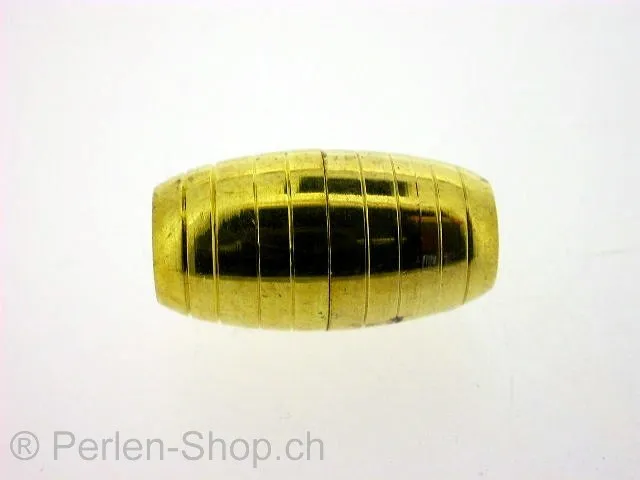 Magnetic Clasps, ±21x12mm, gold color, 1 pc.