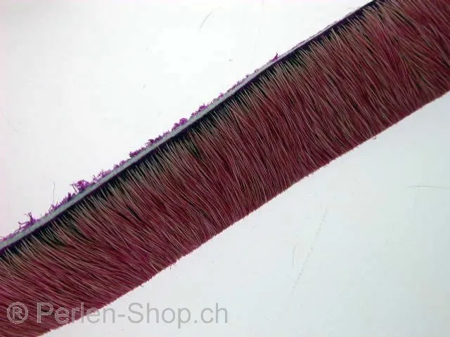 Leather Cord, rose, ±14x2mm, ±150cm