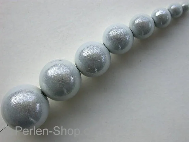 Miracle-Bead,12mm, weiss, 6 Stk.