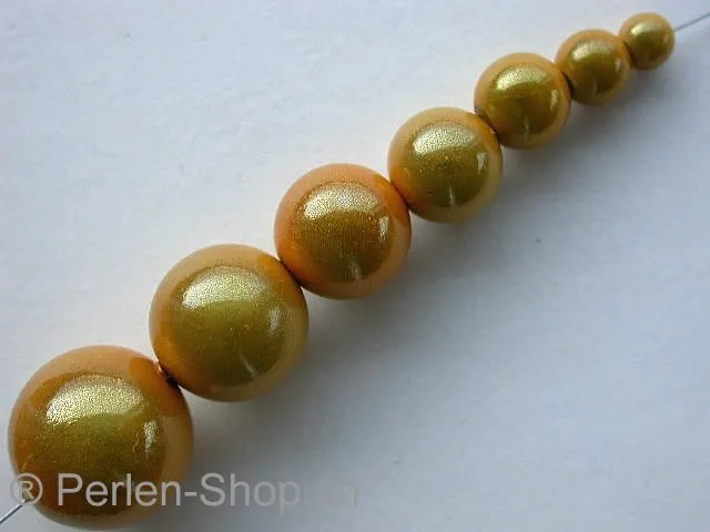 Miracle-Bead,10mm, gelb, 10 Stk.