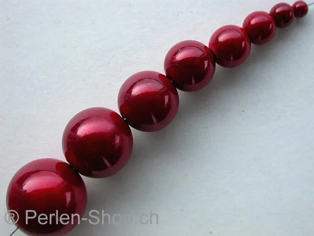 Miracle-Bead,14mm, rot, 4 Stk.
