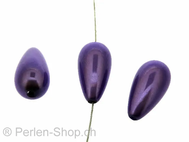 Miracle-Bead Perlen, Farbe: violett, Grösse: ±22x12mm, Menge: 1 Stk.