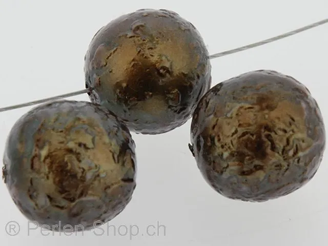 Glas Ball / GL, Color: Bronze, Size: 19mm, Qty: 2 pc.