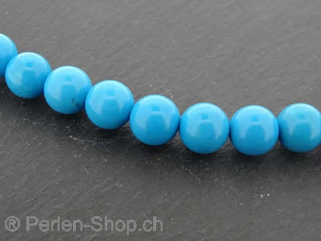 turquoise Howlith, 40 cm, Color: turquoise, Size: 6 mm, Qty: 1 String