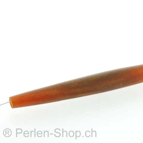 Horn Röhre, Color: Brown, Size: ±80 mm, Qty: 2 pc.
