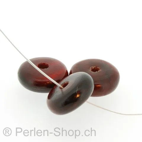 Horn Scheibe, Color: Red, Size: ±19 mm, Qty: 5 pc.