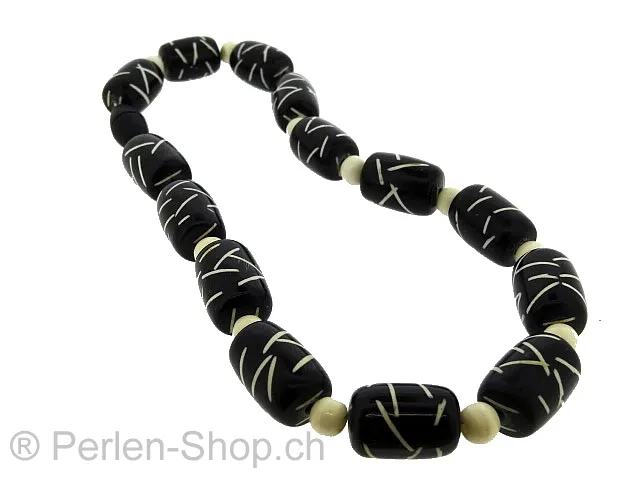 Synthetic resin Tube, Color: black, Size: ±22x15mm, Qty: 5 pc.