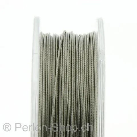Top Q Nylon Coated Wire. 50m 7 Str., Color: Silver, Size: 0.5 mm, Qty: pc.