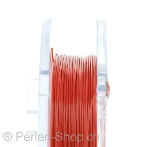 Top Q fil câble gaine de nylon 50m, Couleur: orange, Taille: 0.5 mm, Quantite: 1 piece