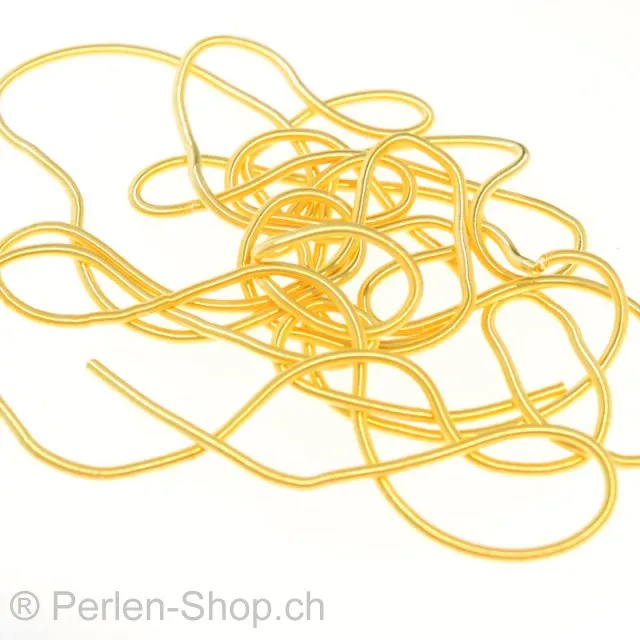 French Wire (würmli), Color: Gold, Size: ±0.38 mm, Qty: ±70cm