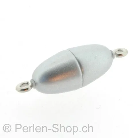 Magnetic Clasps , Color: silver, Size: 21 mm, Qty: 2 pc.