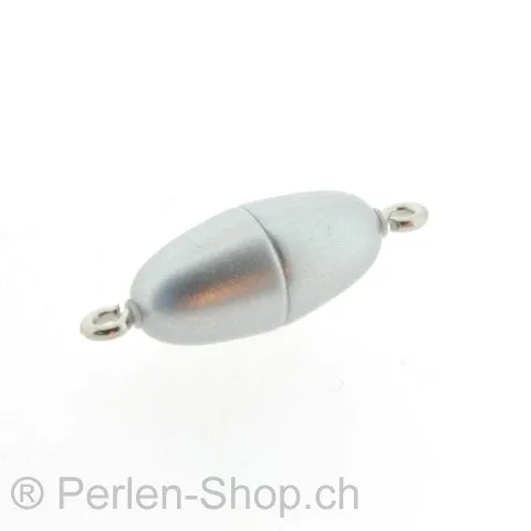 Magnetic Clasps , Color: silver, Size: 16 mm, Qty: 2 pc.