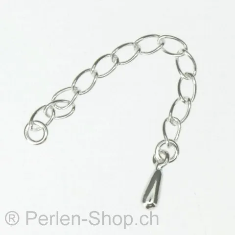 Extension Chain, Color: Silver, Size: 50 mm, Qty: 2 pc.