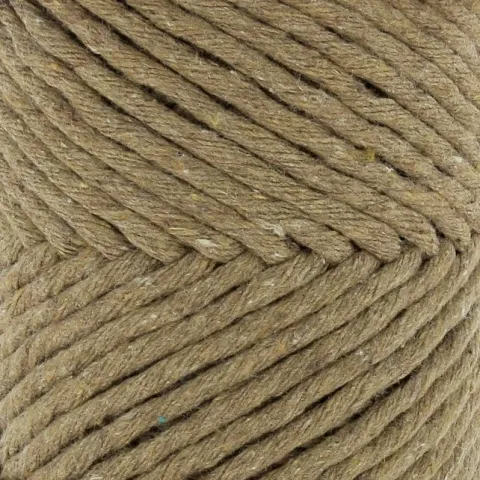 Hoooked Wolle Spesso Makramee Rope, Farbe: Braun, Gewicht: 500g, Menge: 1 Stk.