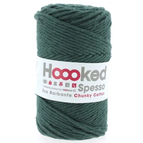 Hoooked Wool Spesso Macramee Rope, Color: Green, Weight: 500g, Quantity: 1 pc.