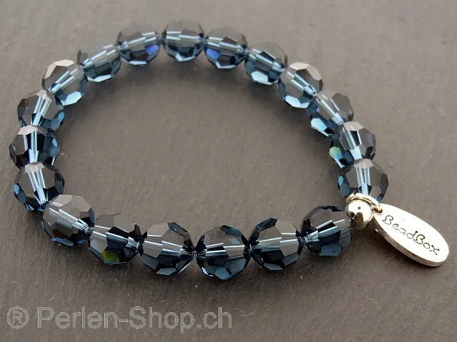 Swarovski Bracelet 10 mm in Denim Blue