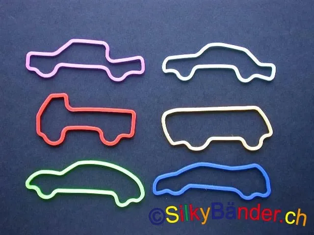 Silky Bands, Cars, 1 bag