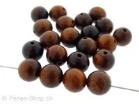 Burmese Rosewood, Color: brown, Size: ±8mm, Qty: 20 pc.