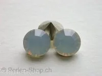 Swarovski stones pointed back, 1028, 5mm, white opal, 5 pc.