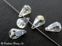 Baisse Beads, Coleur: cristal irisierend, Taille: ±9x15mm, Quantite: 1 piece
