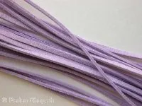 Imitation suede lace, purple, 3mm, 1 pc.