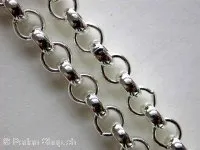 Chain, 7mm, silver color, pro Meter