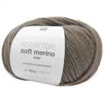 Rico Design Essentials Soft Merino aran taupe, 50g/100m