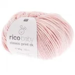 Rico Design Wool Baby Classic Print DK 50g Rosa Mix