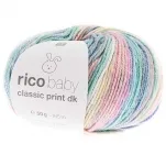 Rico Design Wolle Baby Classic Print DK 50g, Multicolor