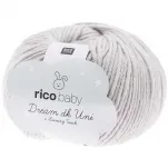 Rico Design Wolle Baby Dream Uni Luxury Touch DK 50g, Grau