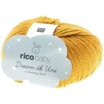 Rico Design Wolle Baby Dream Uni Luxury Touch DK 50g, Senf