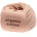 Rico Design Essentials Organic Cotton aran puder, 50g/90m