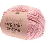 Rico Design Essentials Organic Cotton aran rosa, 50g/90m