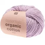 Rico Design Essentials Organic Cotton aran flieder, 50g/90m