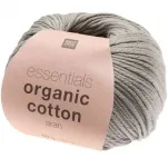 Rico Design Essentials Organic Cotton aran grau, 50g/90m
